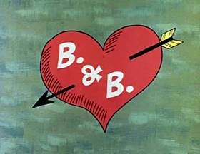 Screenshots from the 1962 Jay Ward Productions cartoon Cutie and the Beast