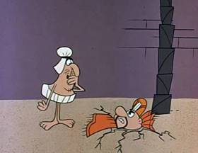 Screenshots from the 1962 Jay Ward Productions cartoon The Flying Carpet