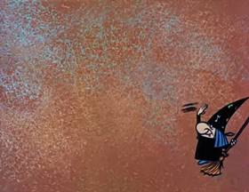 Screenshots from the 1962 Jay Ward Productions cartoon The Count and the Bird