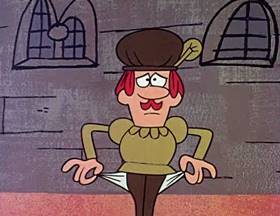 Screenshots from the 1962 Jay Ward Productions cartoon The Count and the Bird