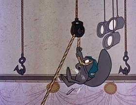 Screenshots from the 1962 Jay Ward Productions cartoon The Tale of a King