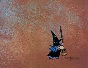 Screenshots from the 1962 Jay Ward Productions cartoon Sweeping Beauty