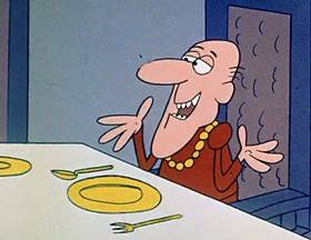 Screenshots from the 1962 Jay Ward Productions cartoon The Wishing Hat