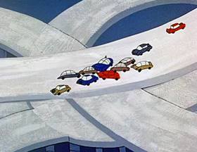 Screenshots from the 1962 Jay Ward Productions cartoon The Wishing Hat