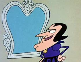 Screenshots from the 1962 Jay Ward Productions cartoon Son of Snow White