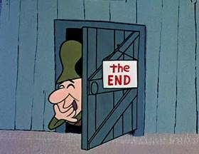 Screenshots from the 1962 Jay Ward Productions cartoon Son of Snow White