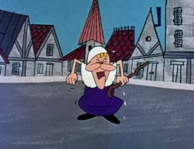 Screenshots from the 1962 Jay Ward Productions cartoon Jack B. Nimble