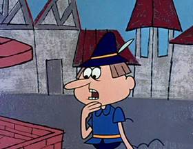 Screenshots from the 1962 Jay Ward Productions cartoon Jack B. Nimble