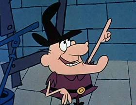 Screenshots from the 1962 Jay Ward Productions cartoon Jack B. Nimble