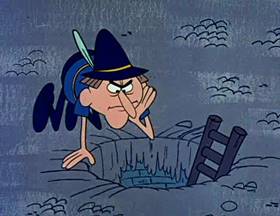 Screenshots from the 1962 Jay Ward Productions cartoon Jack B. Nimble