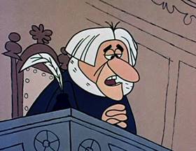Screenshots from the 1962 Jay Ward Productions cartoon Jack B. Nimble
