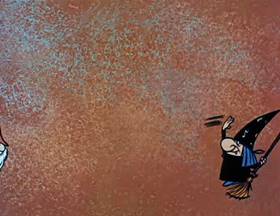 Screenshots from the 1962 Jay Ward Productions cartoon Jack B. Nimble