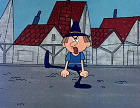 Screenshots from the 1962 Jay Ward Productions cartoon Jack B. Nimble