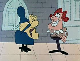 Screenshots from the 1962 Jay Ward Productions cartoon Potter