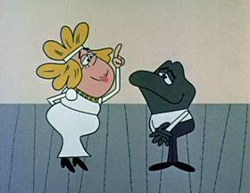 Screenshots from the 1962 Jay Ward Productions cartoon Potter