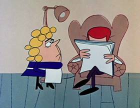 Screenshots from the 1962 Jay Ward Productions cartoon Potter