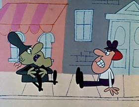 Screenshots from the 1962 Jay Ward Productions cartoon Potter