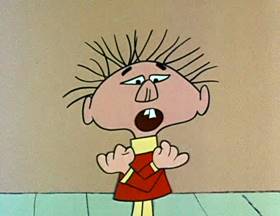 Screenshots from the 1962 Jay Ward Productions cartoon The Magic Lichee Nuts