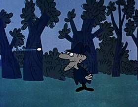 Screenshots from the 1962 Jay Ward Productions cartoon The King and the Witch
