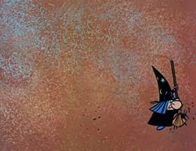 Screenshots from the 1962 Jay Ward Productions cartoon The King and the Witch