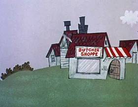 Screenshots from the 1962 Jay Ward Productions cartoon The King and the Witch