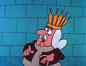 Screenshots from the 1962 Jay Ward Productions cartoon The Seven Chickens