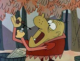 Screenshots from the 1962 Jay Ward Productions cartoon The Little Tinker