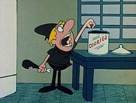 Screenshots from the 1962 Jay Ward Productions cartoon The Little Tinker