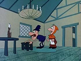 Screenshots from the 1962 Jay Ward Productions cartoon The Little Tinker