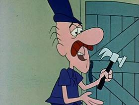 Screenshots from the 1962 Jay Ward Productions cartoon The Little Tinker