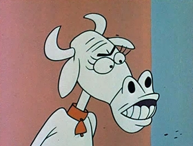 Screenshots from the 1962 Jay Ward Productions cartoon The Teeth of Bagdad