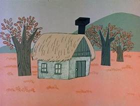 Screenshots from the 1962 Jay Ward Productions cartoon The Little Man in the Boat