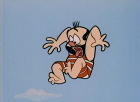 Screenshots from the 1962 Bob Clampett Productions cartoon Dirty Pool