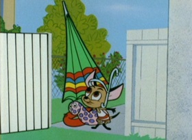 Screenshots from the 1962 Bob Clampett Productions cartoon Dirty Pool