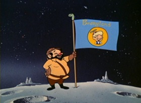 Screenshots from the 1962 Bob Clampett Productions cartoon Beanyland
