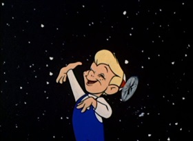 Screenshots from the 1962 Bob Clampett Productions cartoon Beanyland