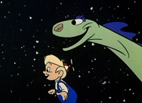 Screenshots from the 1962 Bob Clampett Productions cartoon Beanyland