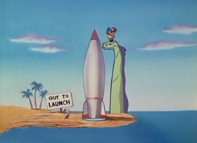 Screenshots from the 1962 Bob Clampett Productions cartoon Beanyland