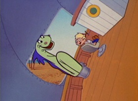 Screenshots from the 1962 Bob Clampett Productions cartoon Beanyland