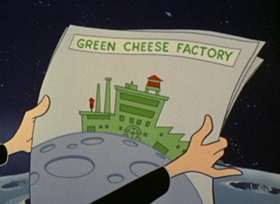 Screenshots from the 1962 Bob Clampett Productions cartoon Beanyland