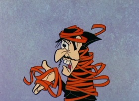 Screenshots from the 1962 Bob Clampett Productions cartoon Mad Isle Of Mad-Hatten