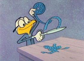 Screenshots from the 1962 Bob Clampett Productions cartoon Mad Isle Of Mad-Hatten