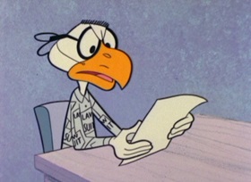 Screenshots from the 1962 Bob Clampett Productions cartoon Mad Isle Of Mad-Hatten