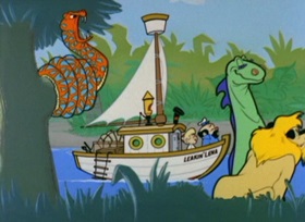 Screenshots from the 1962 Bob Clampett Productions cartoon Mad Isle Of Mad-Hatten