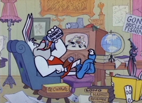 Screenshots from the 1962 Bob Clampett Productions cartoon Ben Hare