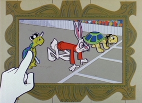 Screenshots from the 1962 Bob Clampett Productions cartoon Ben Hare