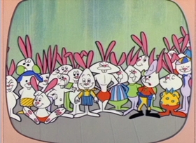 Screenshots from the 1962 Bob Clampett Productions cartoon Ben Hare