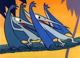Screenshots from the 1962 Bob Clampett Productions cartoon There