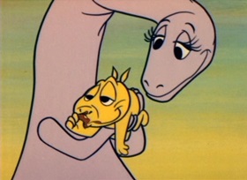 Screenshots from the 1962 Bob Clampett Productions cartoon There