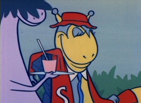 Screenshots from the 1962 Bob Clampett Productions cartoon There